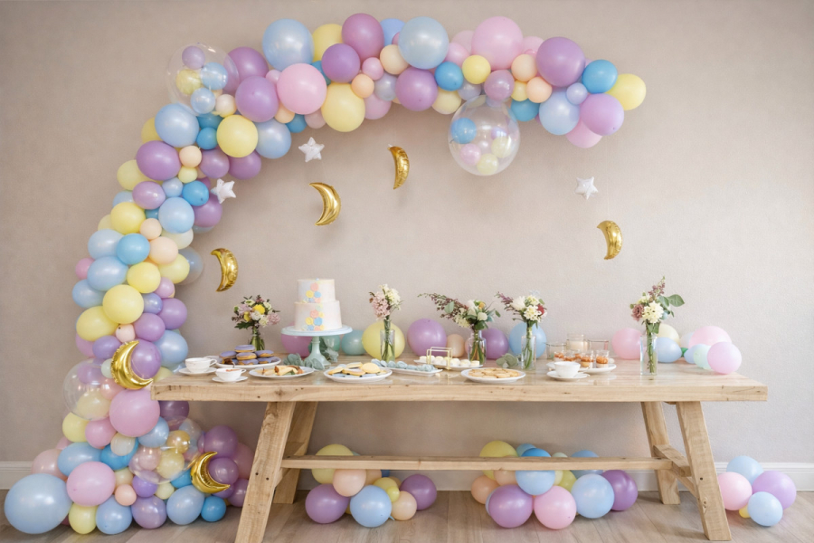 8 идей оформления праздника воздушными шарами