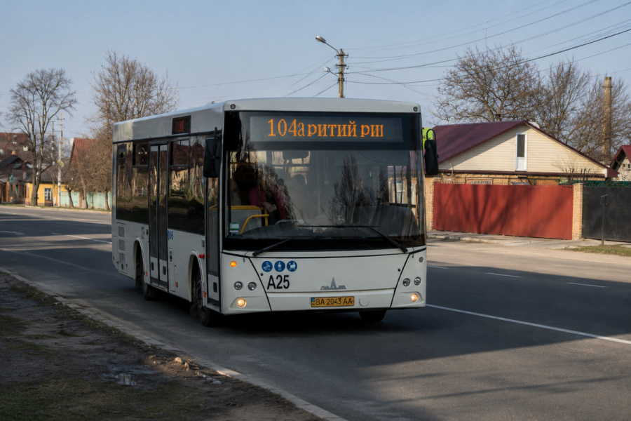 Автобус 104А Кропивницкого