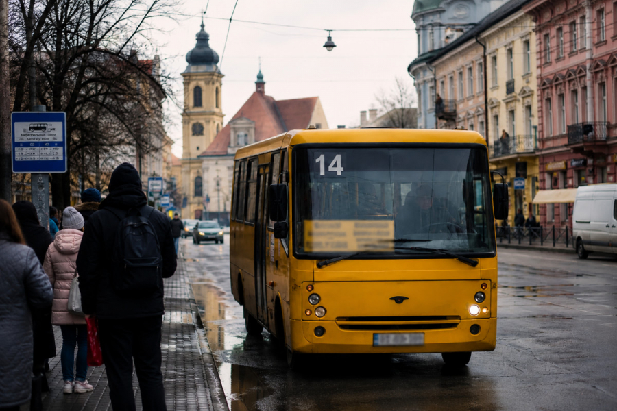 Автобус 14 Ужгород
