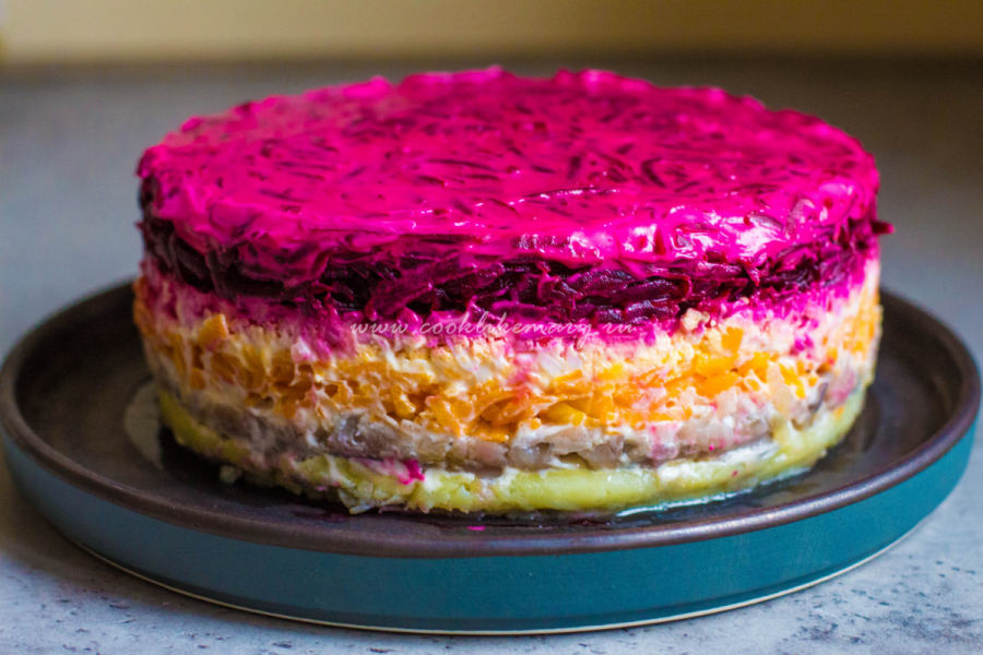 Калорийность салата "Шуба"