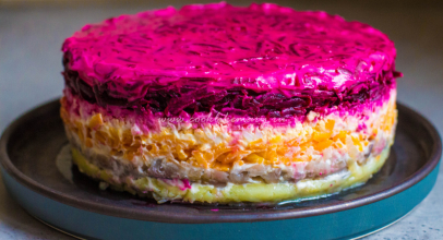 Cалат шуба калорійність