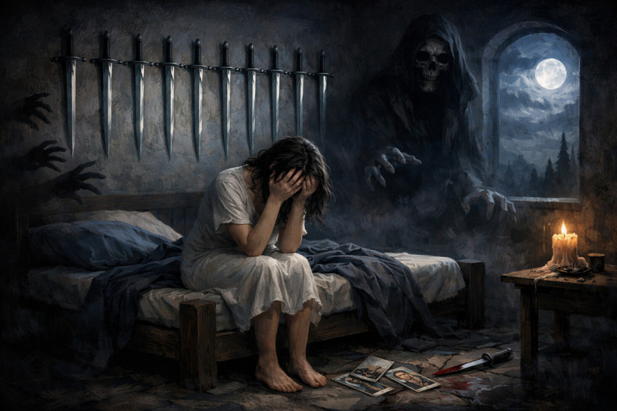 Дев’ятка мечів - значення карти Таро