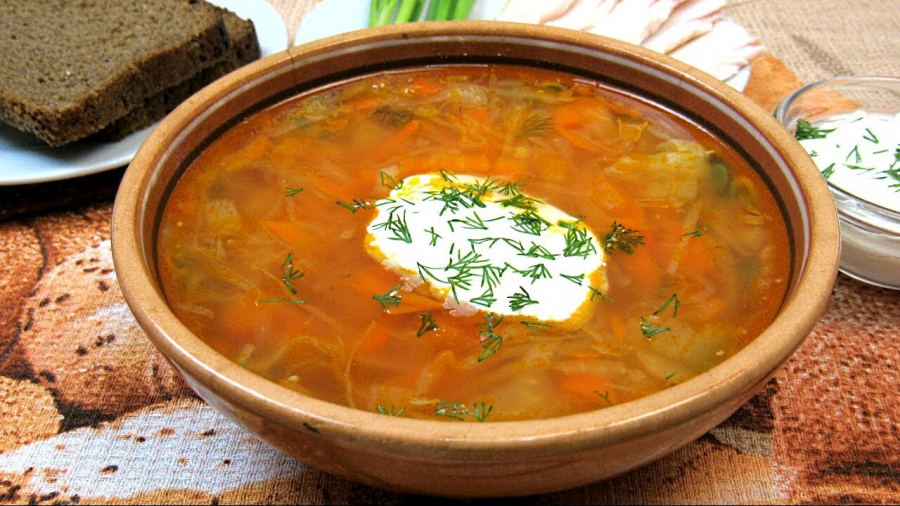 Домашній борщ без буряка