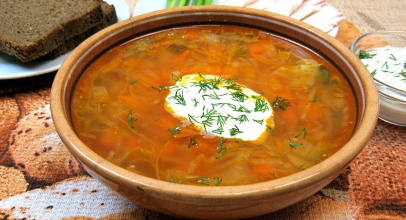 Домашний борщ без свеклы Домашний борщ без свеклы