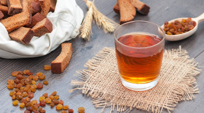 Домашний квас без дрожжей