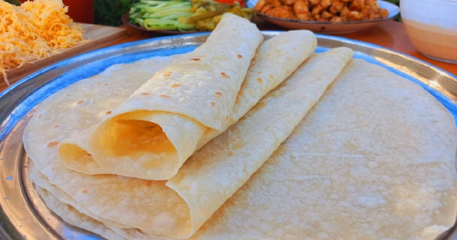 Домашний лаваш на сковороде