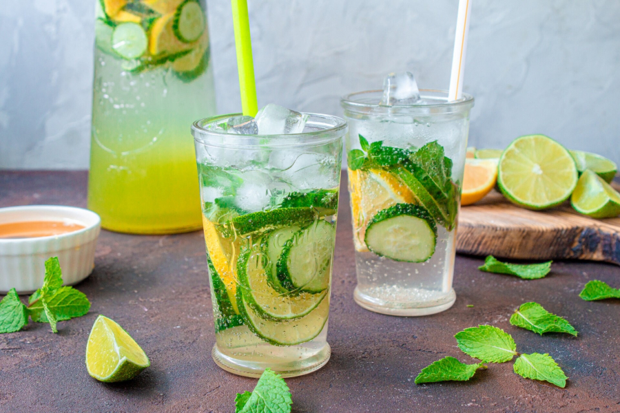 Домашній лимонад з м’ятою