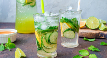 Домашній лимонад з м’ятою