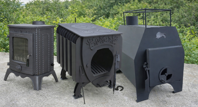 Дров'яні печі-буржуйки для обігріву будинку