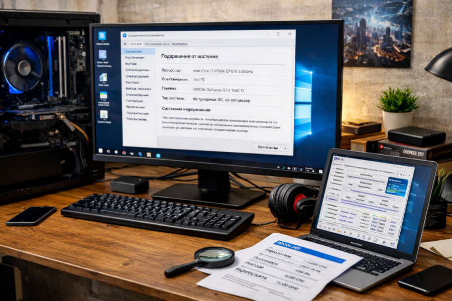 Як дізнатися характеристики свого комп'ютера
