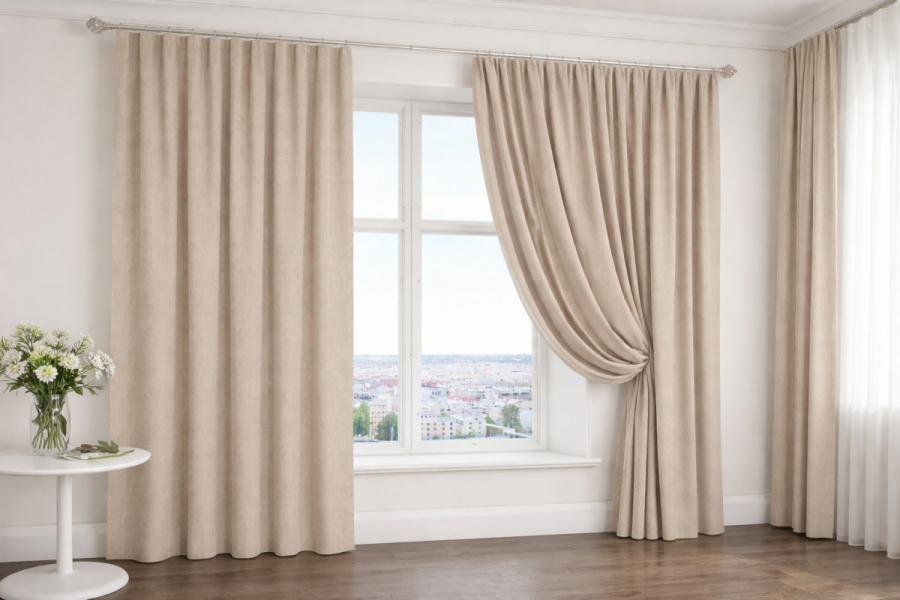 Как выбрать шторы из рогожки плотность цвет состав