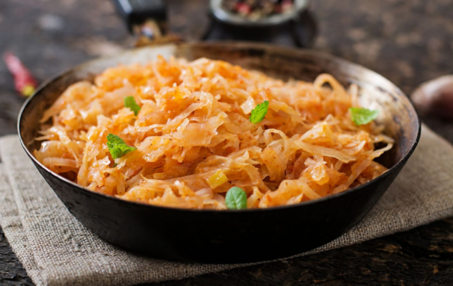 Капуста тушкована калорійність