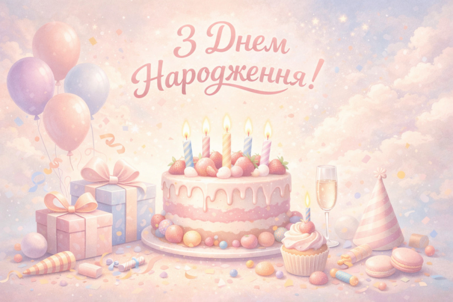 Картинки привітання з Днем народження