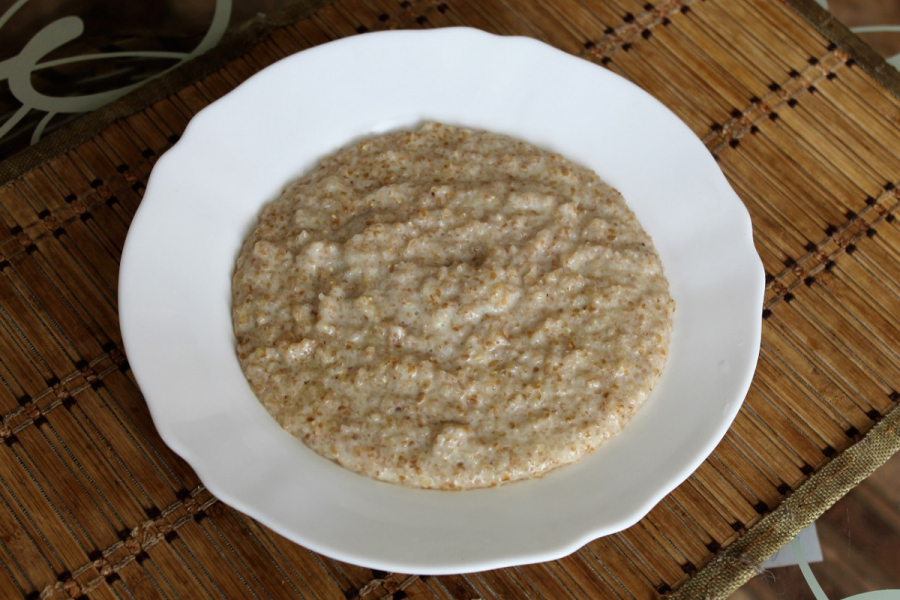 Каша пшеничная на воде калорийность