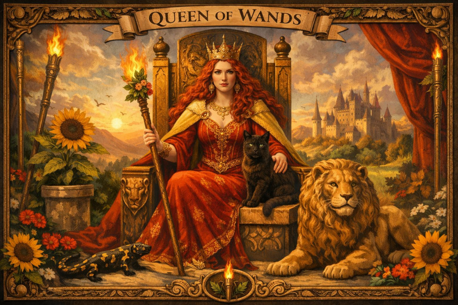 Королева жезлів - значення карти Таро