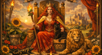 Королева жезлів - значення карти Таро