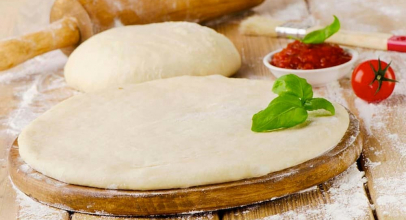 Ленивое тесто для пиццы без дрожжей