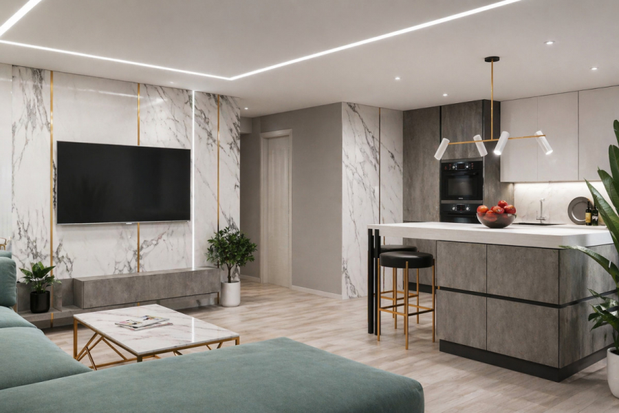 Мармур у вашому інтер'єрі: 5 несподіваних ідей для елегантного дому