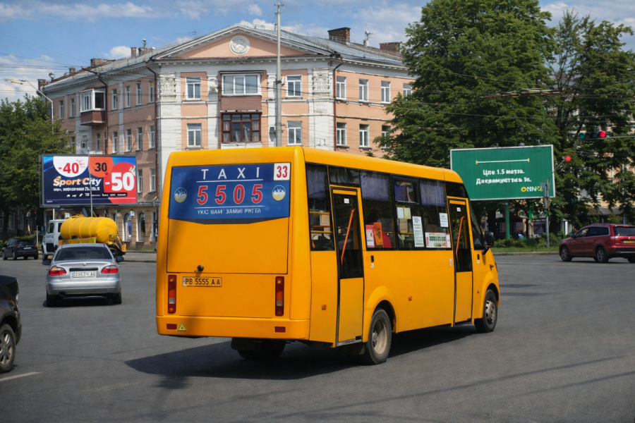 Маршрутное такси 33 Полтава