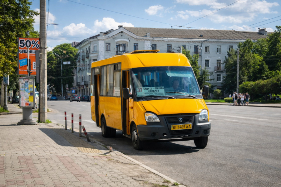 Маршрутное такси 37 Полтава