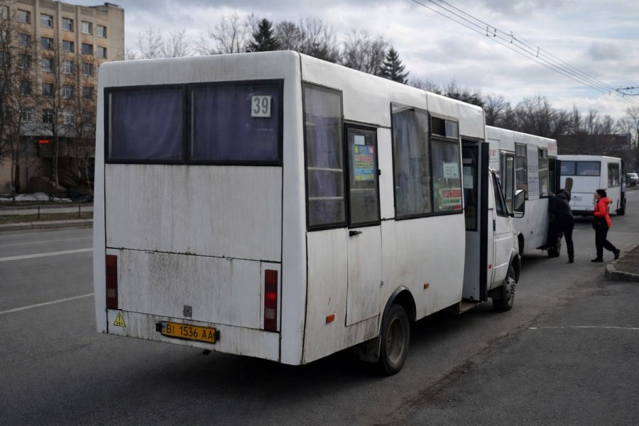 Маршрутное такси 39 Полтава