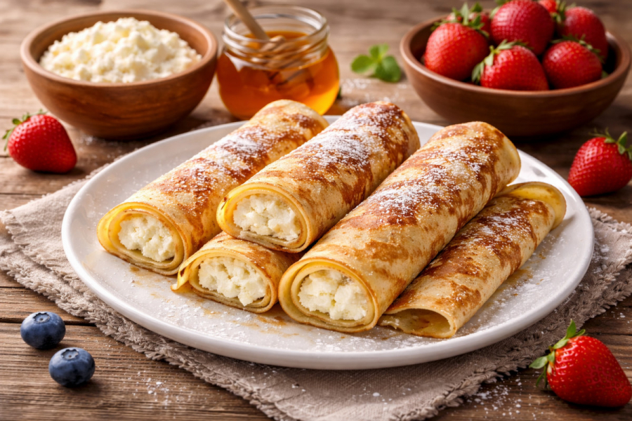 Налисники з сиром калорійність