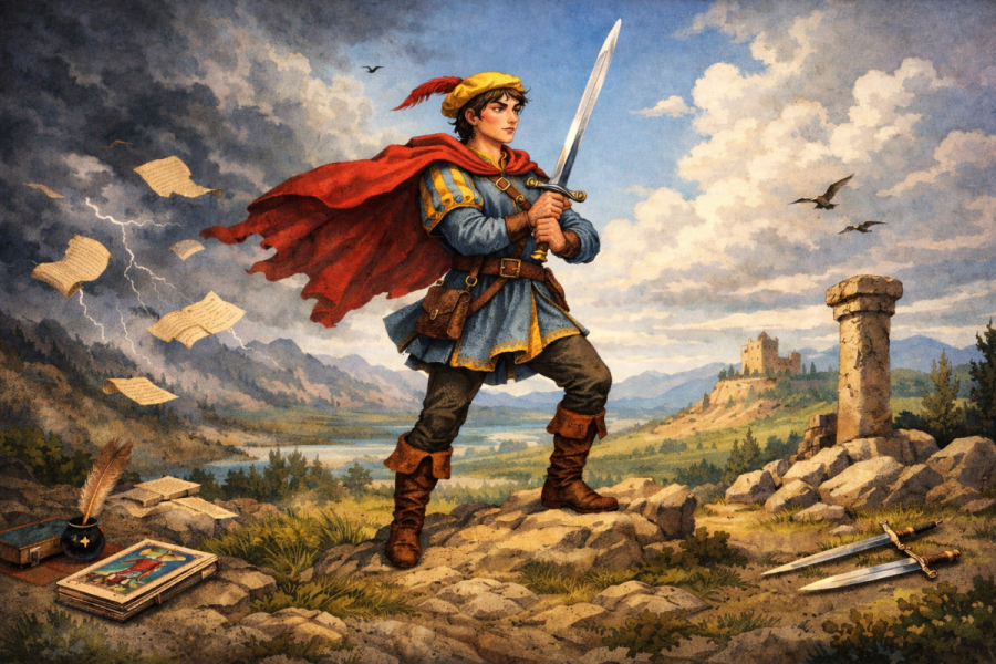 Паж мечів - значення карти Таро