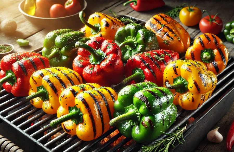 Рецепт болгарского перца на гриле