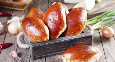 Пирожки с картофелем в духовке