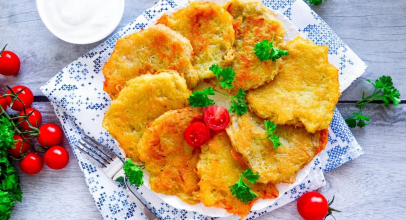 Песные драники без яиц Песные драники без яиц