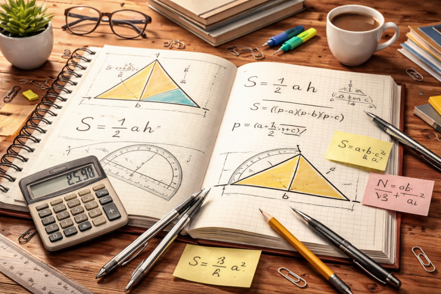 Площа трикутника формула