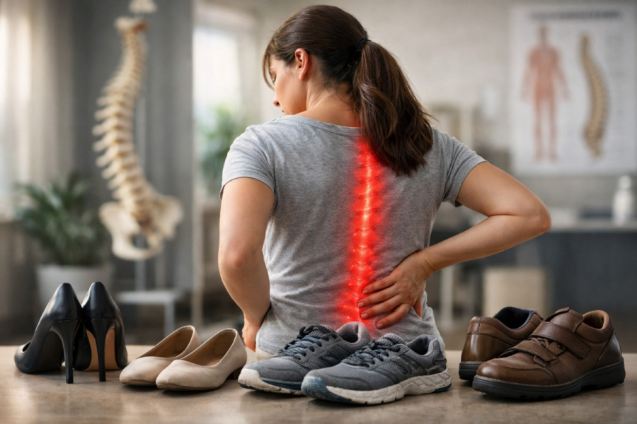 Почему обувь влияет на здоровье спины