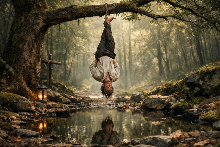 Повішений - значення карти Таро