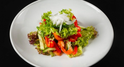 Салат овочевий заправлений олією калорійність