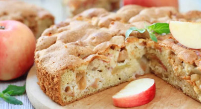 Шарлотка с яблоками калорийность