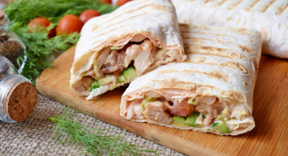 Шаурма з куркою калорійність