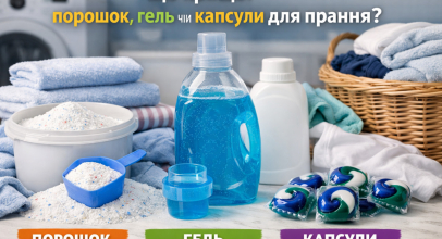Що краще: порошок, гель чи капсули для прання