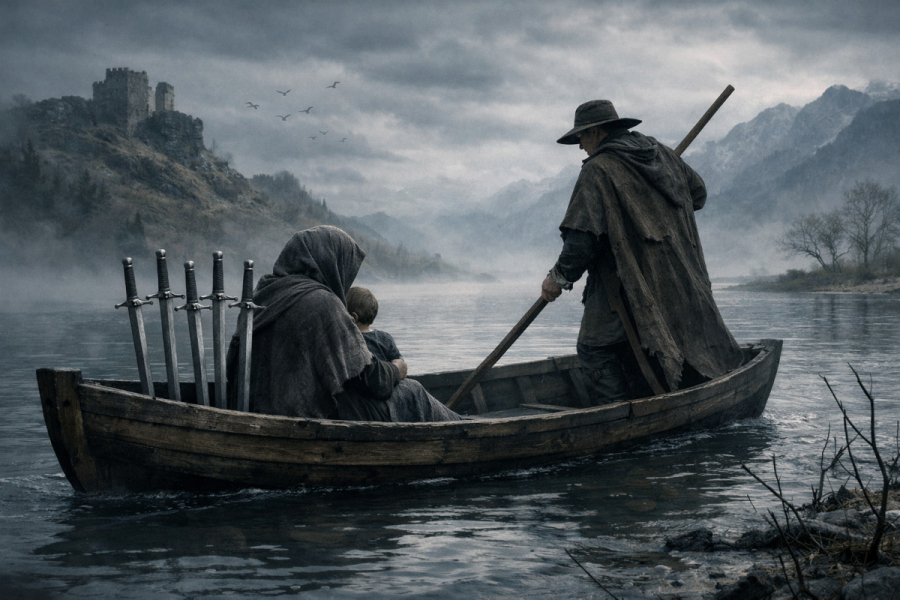 Шістка мечів - значення карти Таро