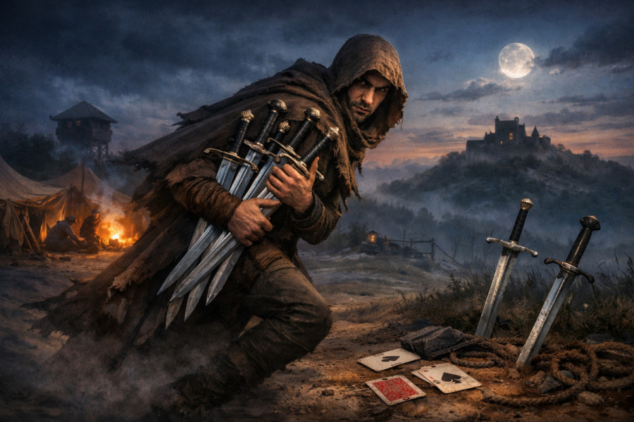 Сімка мечів - значення карти Таро