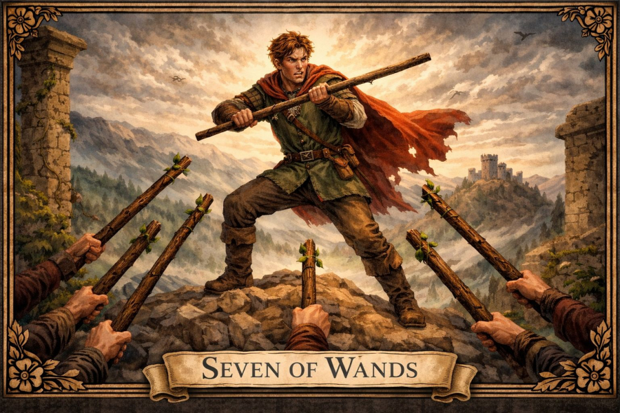 Сімка жезлів - значення карти Таро