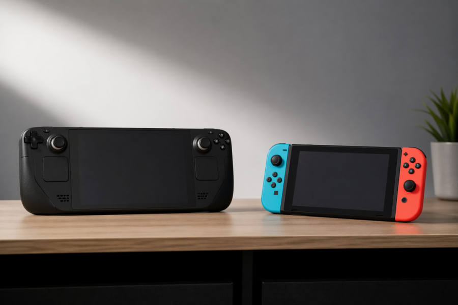 Сравнение Steam Deck vs Nintendo Switch