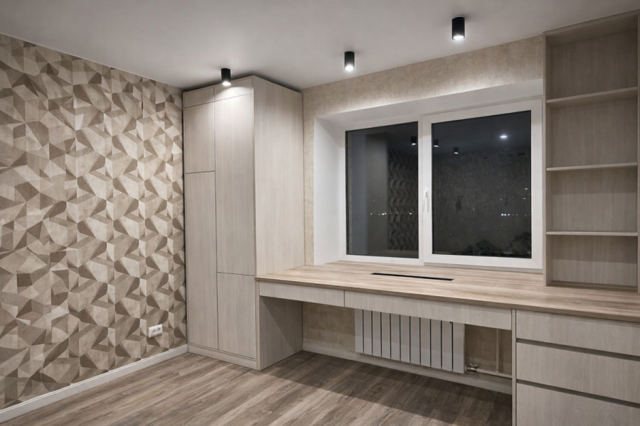 Стіл-підвіконня: як ефективно використати «мертву» зону біля вікна