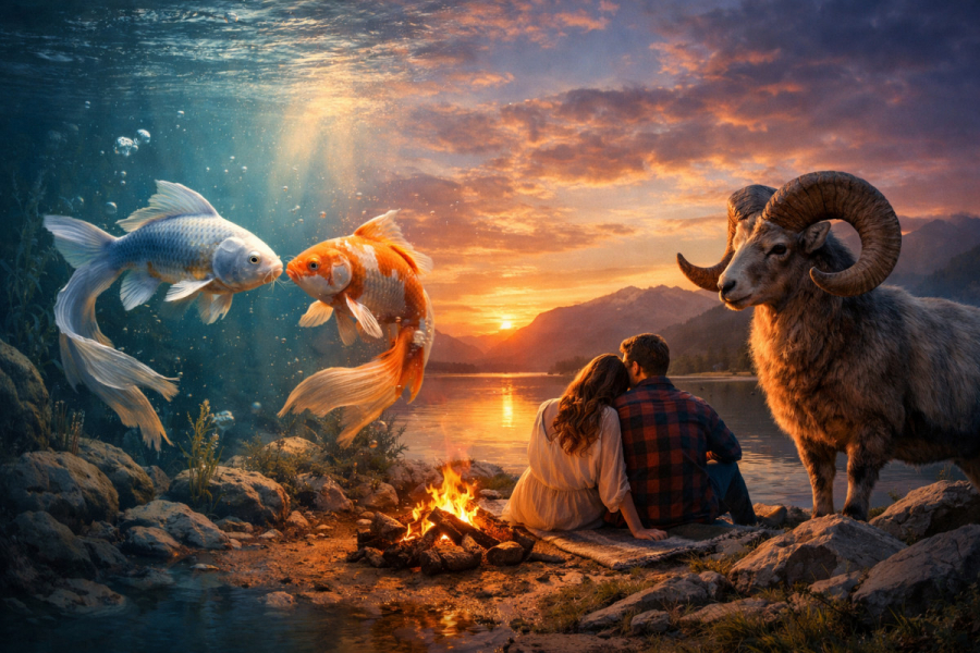 Совместимость Рыб и Овна