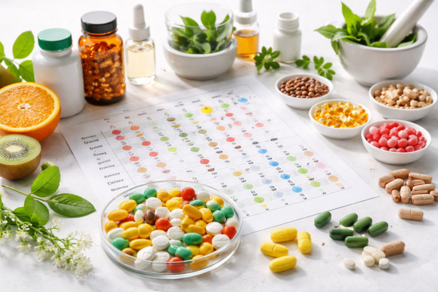 Сумісність вітамінів таблиця