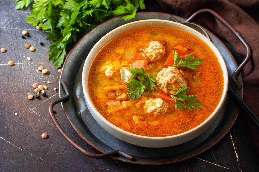 Суп з фрикадельками простий рецепт