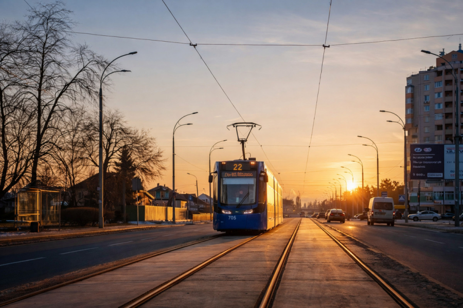 Трамвай 22 Киев