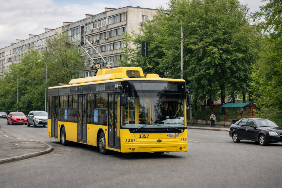 Троллейбус 1 Киев