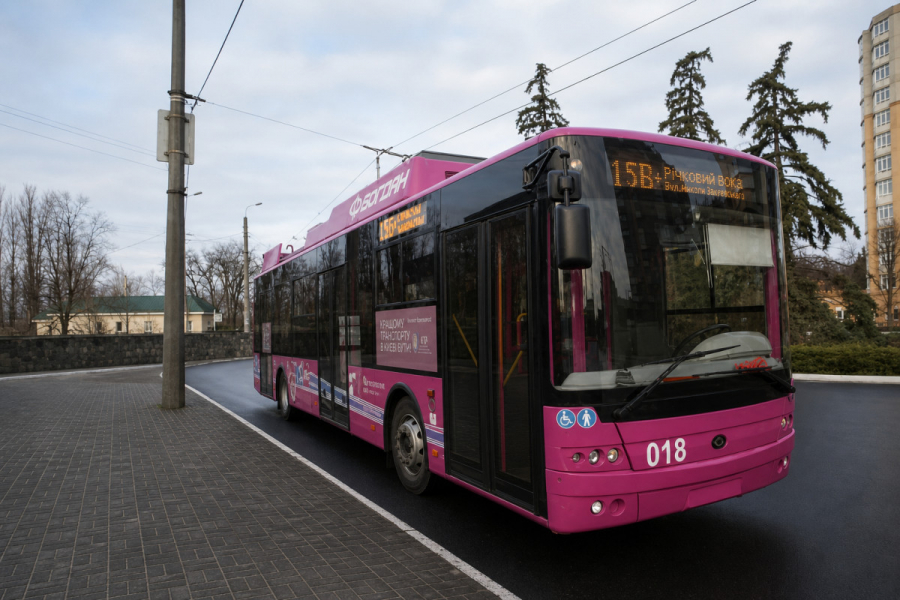 Тролейбус 15Б+ Кременчук