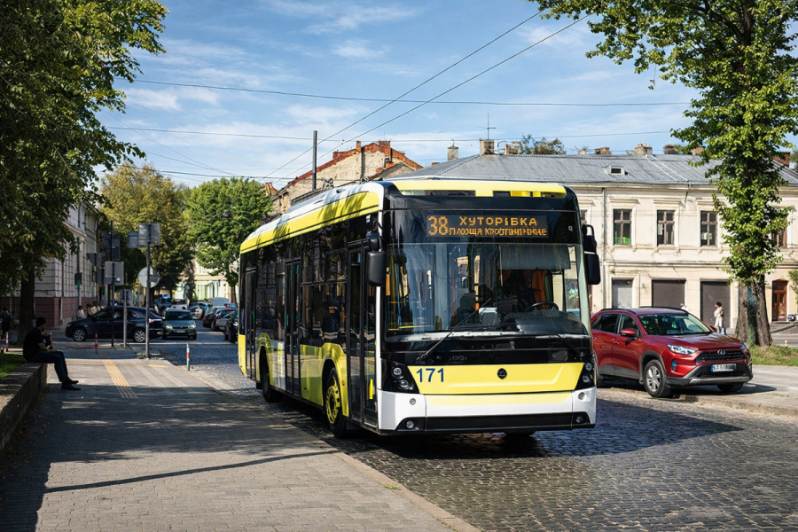 Троллейбус 38 Львов