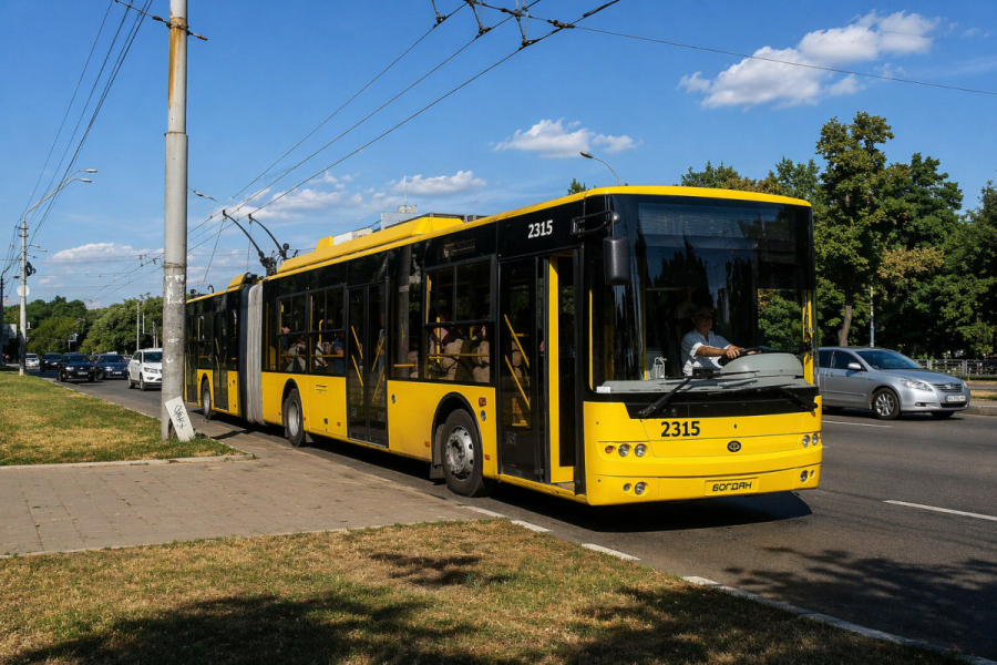 Тролейбус 45 Киев